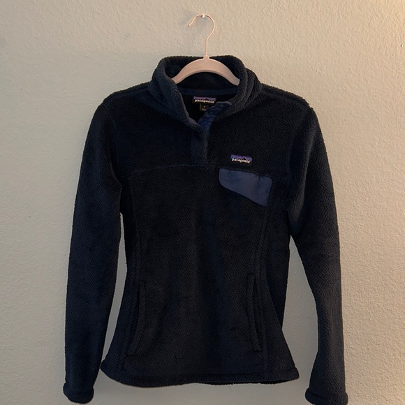 Patagonia Navy Fleece Pullover - Picture 1 of 5